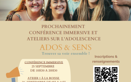 Conférence immersive et ateliers sur l'adolescence