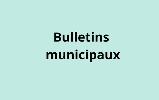 Bulletins municipaux